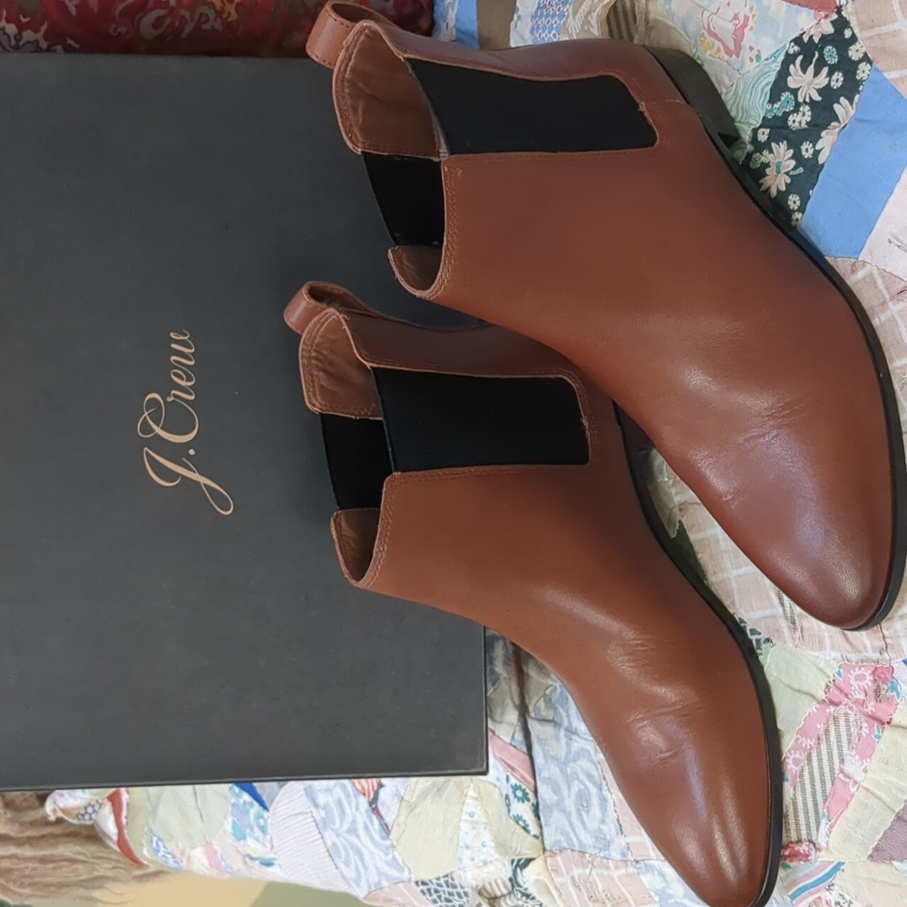 J. Crew Leather Easy Chelsea Boot Size 5